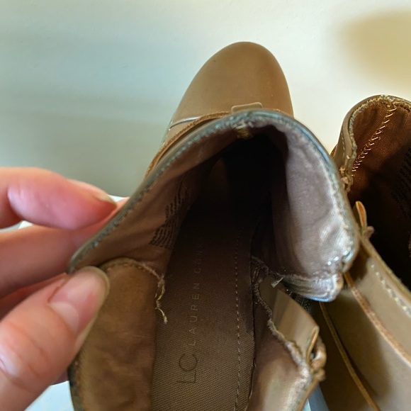 LC Lauren Conrad Tan Heeled Booties - Picture 7 of 7